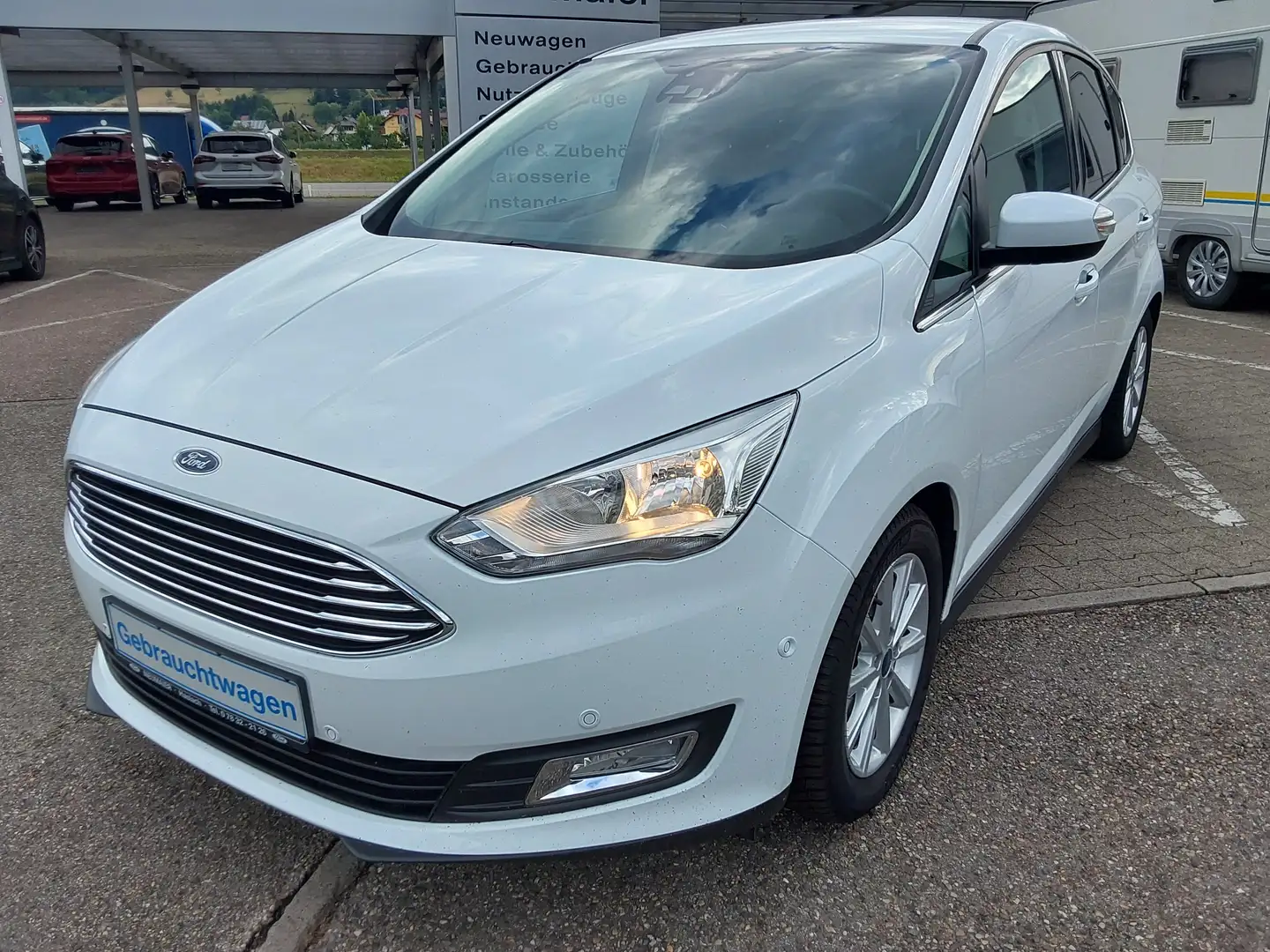 Ford C-Max Titanium Blanc - 1