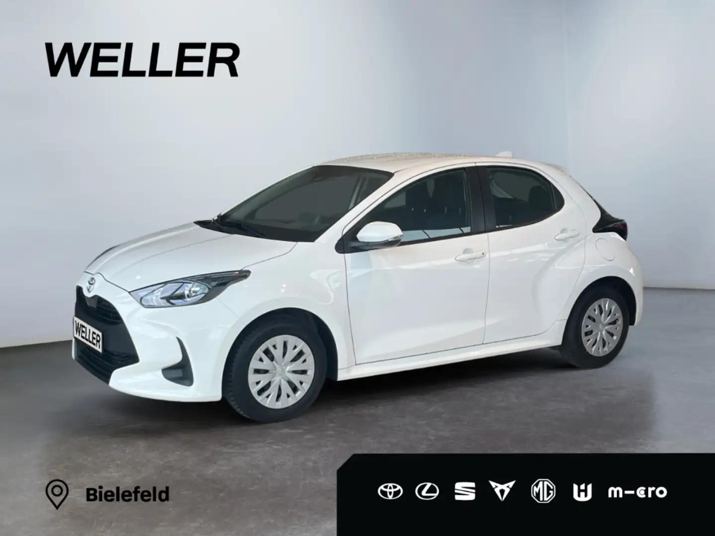 Toyota Yaris 1.0 Comfort *ACC*CAM*CarPlay*Spurhalteass* Weiß - 1
