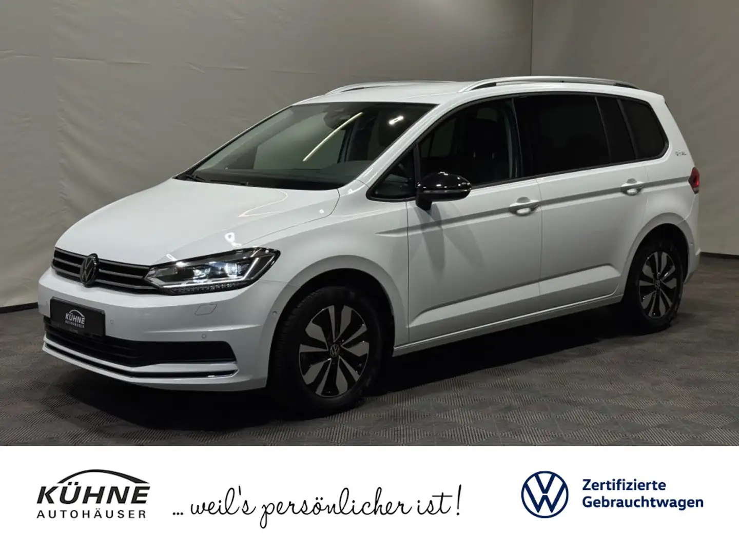 Volkswagen Touran Goal 2.0 TDI DSG | IQ.LIGHT NAVI AHK ACC Weiß - 1