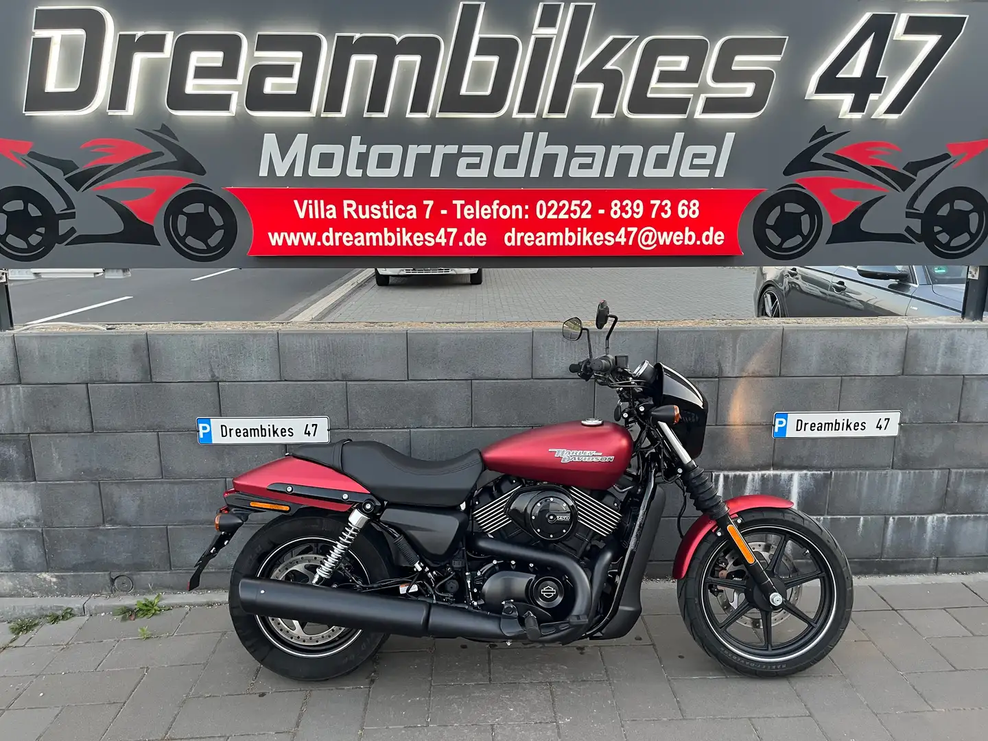 Harley-Davidson Street 750 1.HAND**XG750**35KW MÖGLICH**HU, INSPEKTION NEU Rosso - 1