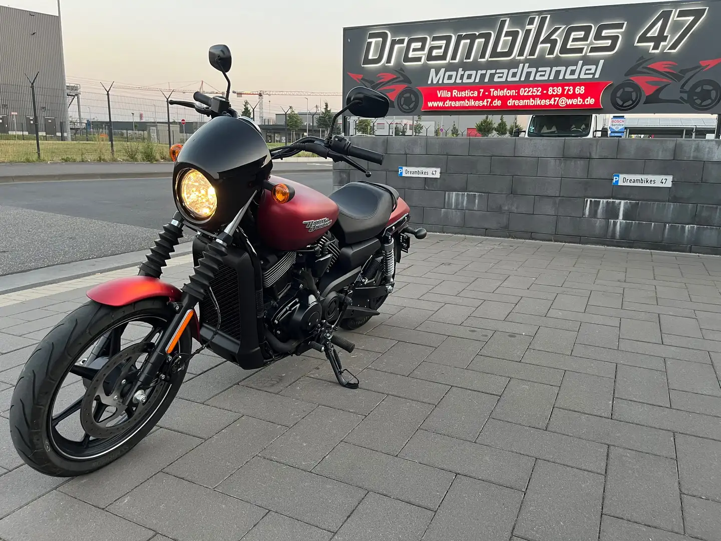 Harley-Davidson Street 750 1.HAND**XG750**35KW MÖGLICH**HU, INSPEKTION NEU Rosso - 2