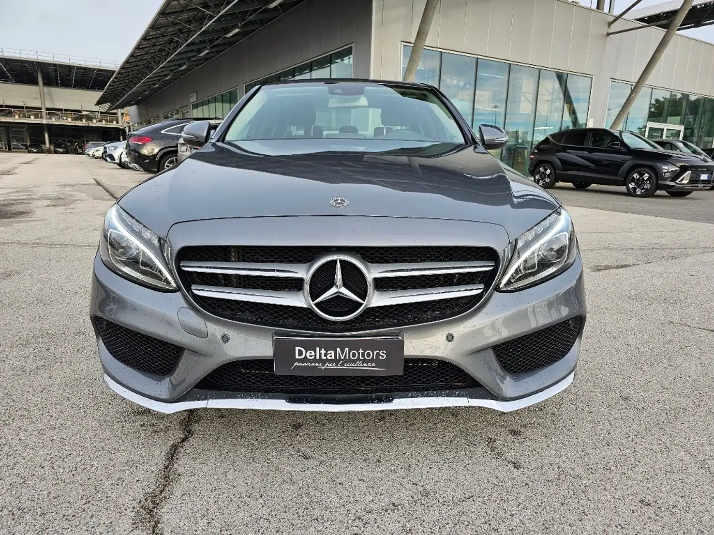Mercedes-Benz C 200 200 d (bt) Premium auto Gris - 2