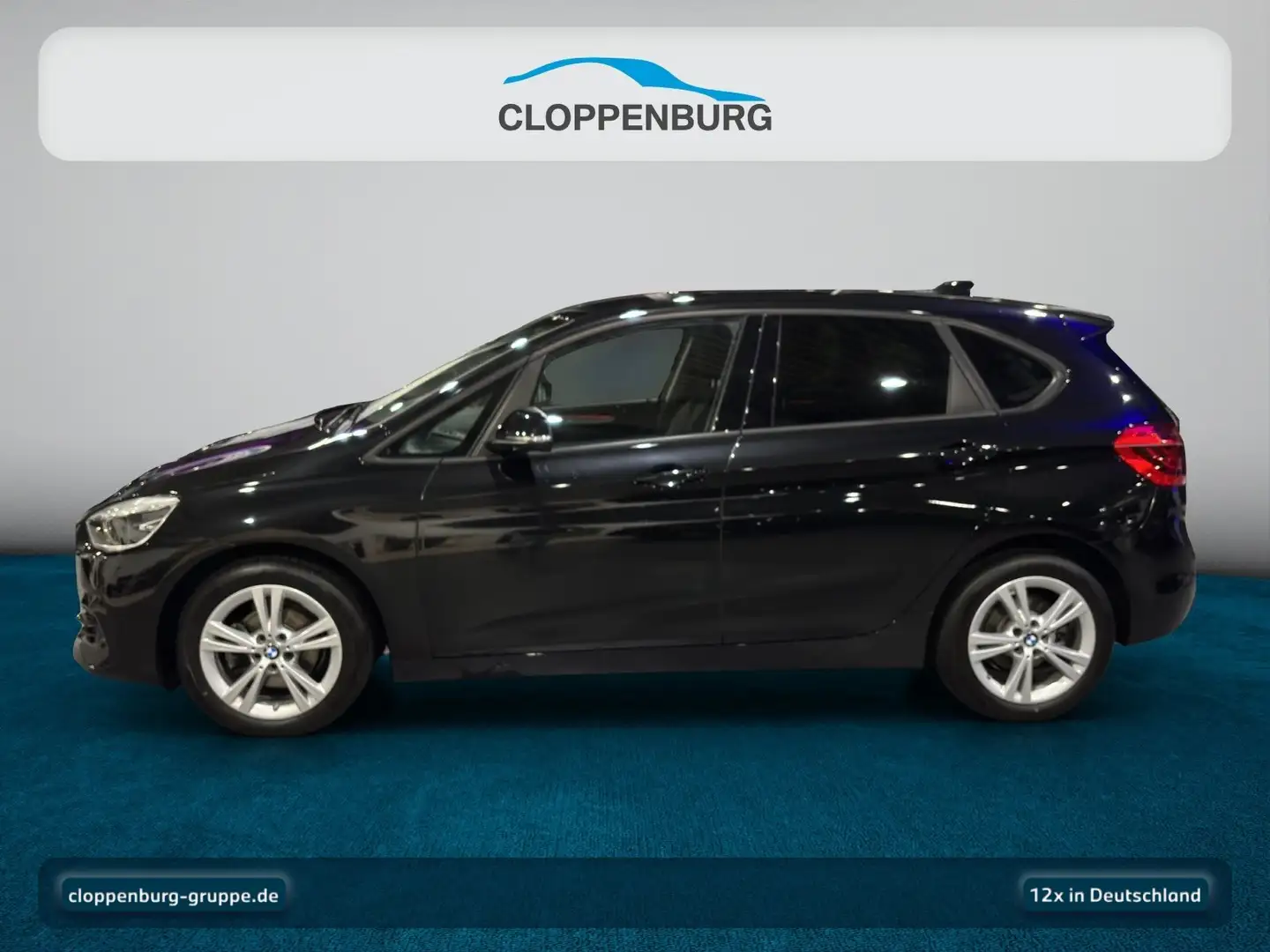 BMW 218 i Active Tourer Sport Line Navi+SHZ+HiFi+LED Schwarz - 2