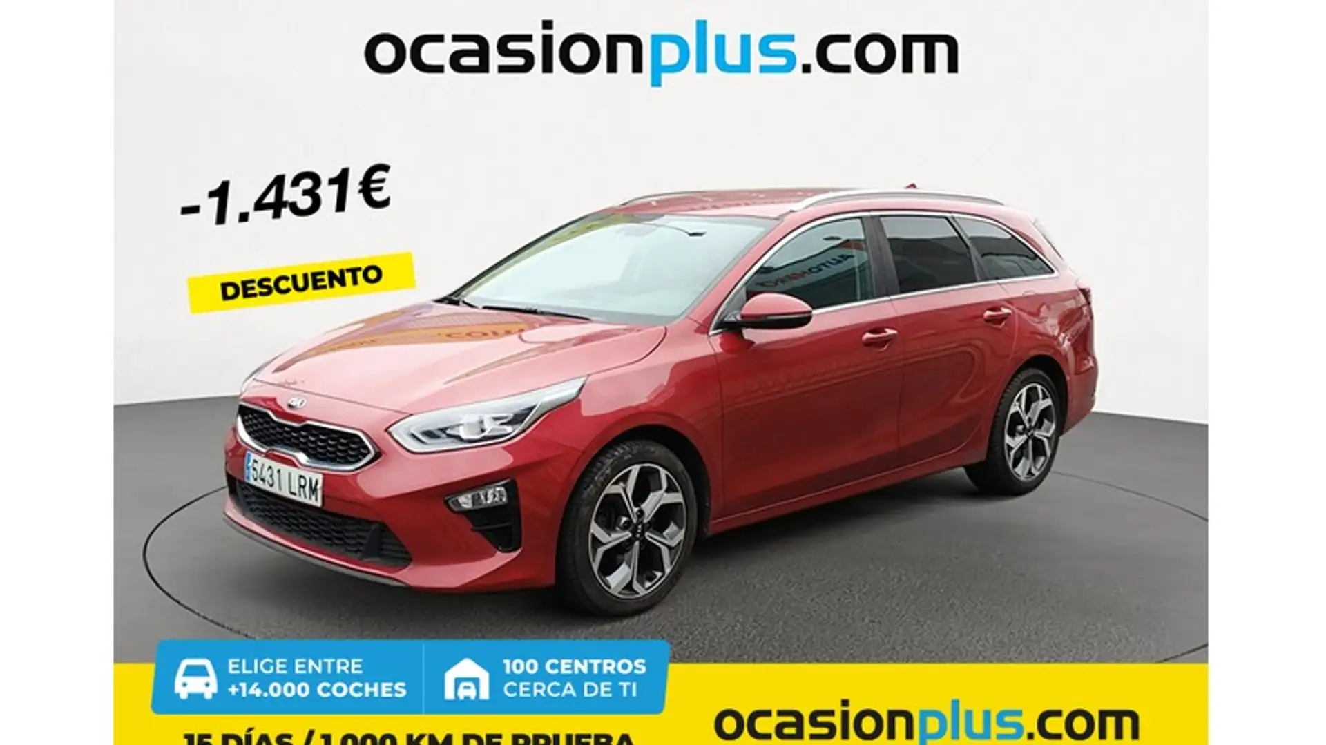 Kia Ceed / cee'd 1.0 T-GDI Eco-Dynamics Tech 120 Rouge - 1
