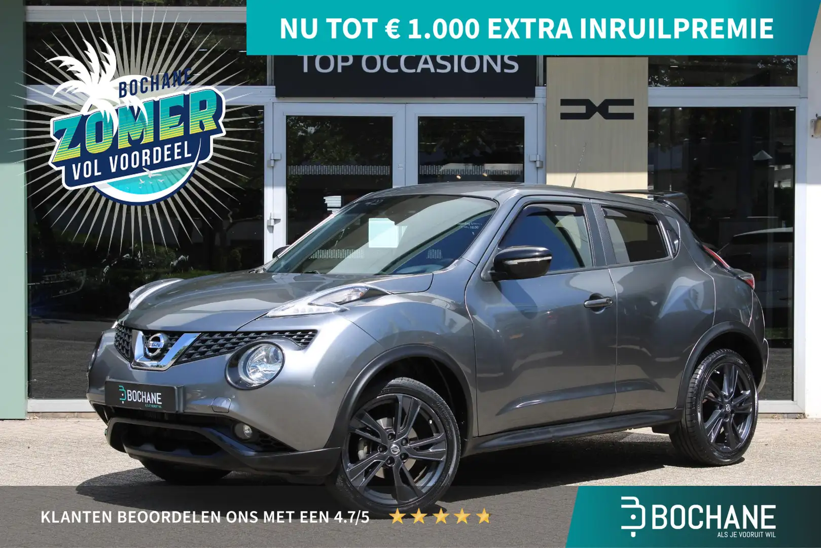Nissan Juke 1.2 DIG-T S/S N-Connecta Navigatiesysteem | Cruise Grijs - 1