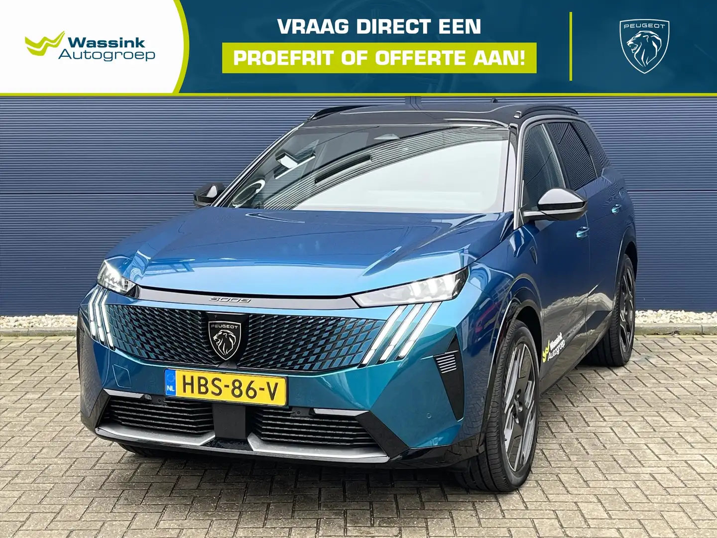 Peugeot 5008 New EV 73 kWh 210pk GT Avantage | Nappa leder | St Blauw - 1