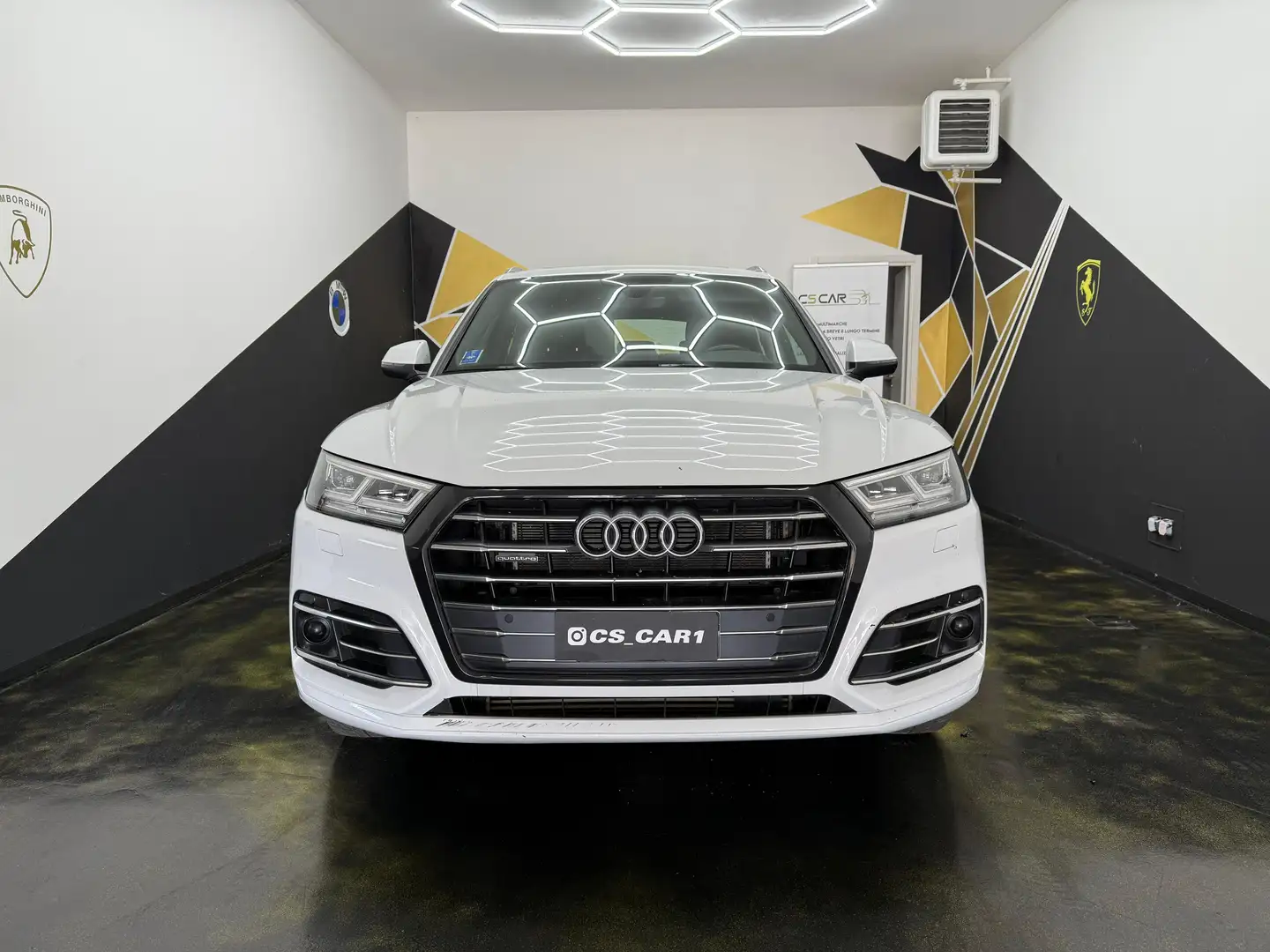 Audi Q5 55 2.0 tfsi e S line Plus quattro 367cv s-tronic Bianco - 2