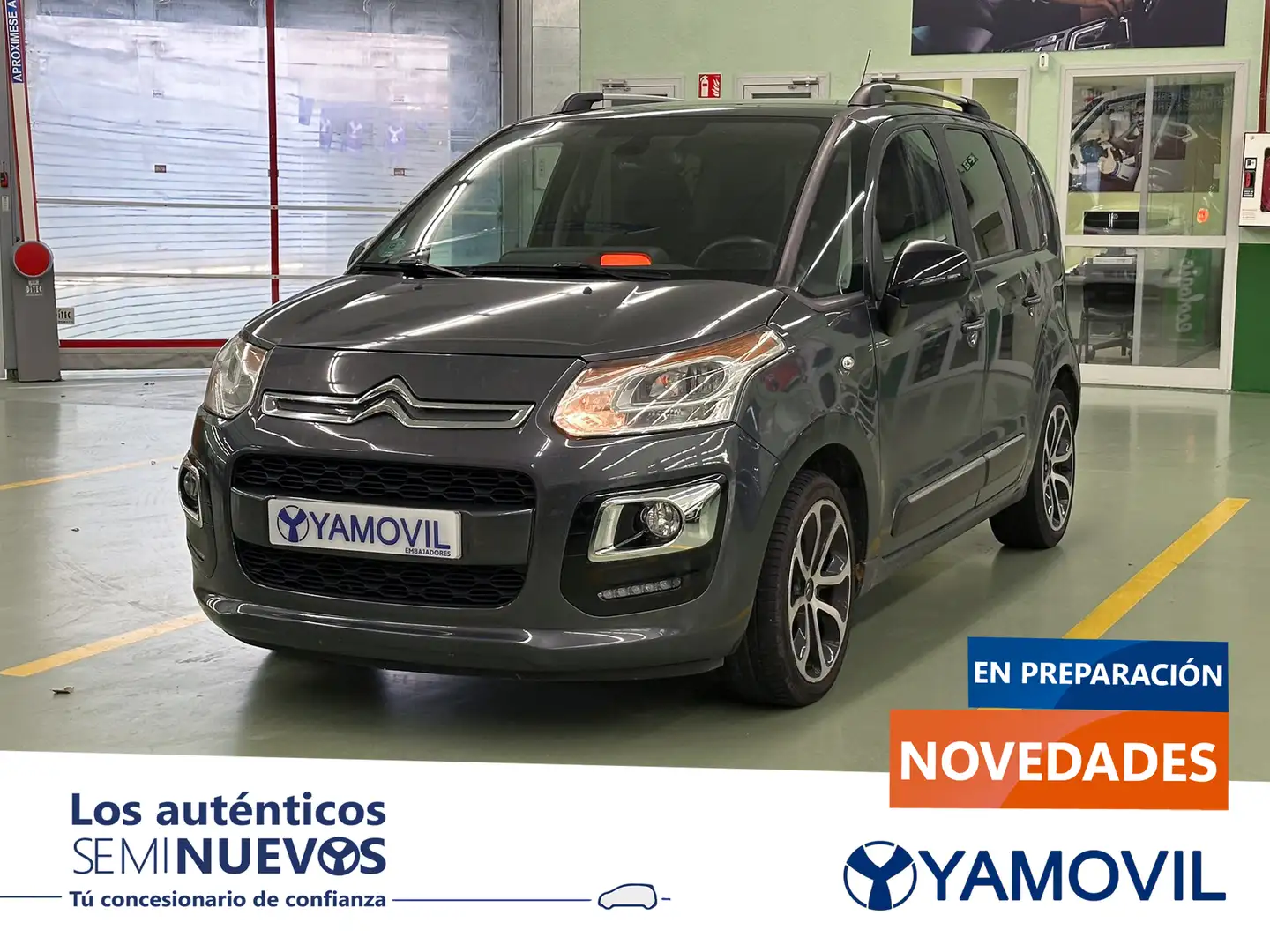 Citroen C3 Picasso 1.2 PureTech Feel Edition 110 Gris - 1