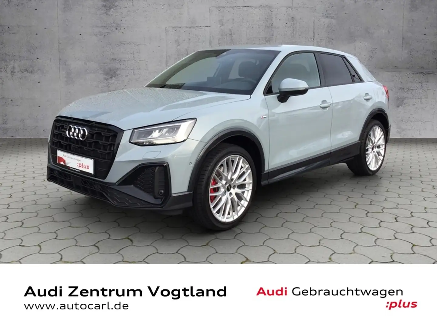 Audi Q2 S line 40 TFSI quattro S-tronic KLIMA LED LEDER A Grau - 1