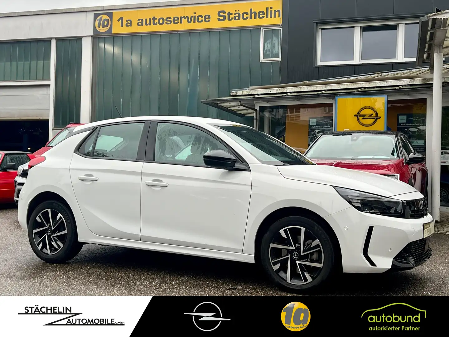 Opel Corsa F 1.2T GS Line,RKAM,LED,PDC,KLIMA,ALU,DISP Weiß - 1