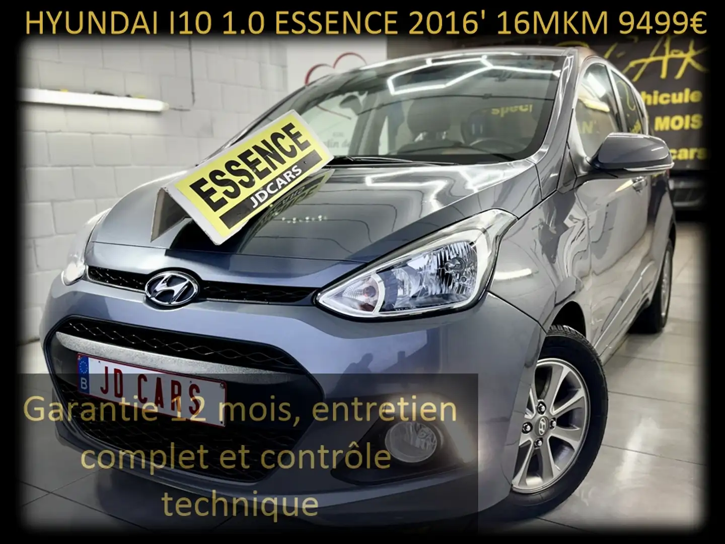 Hyundai i10 I10 1.0 ESSENCE ‼️GARANTIE 1 AN CTOK‼️ Grau - 1