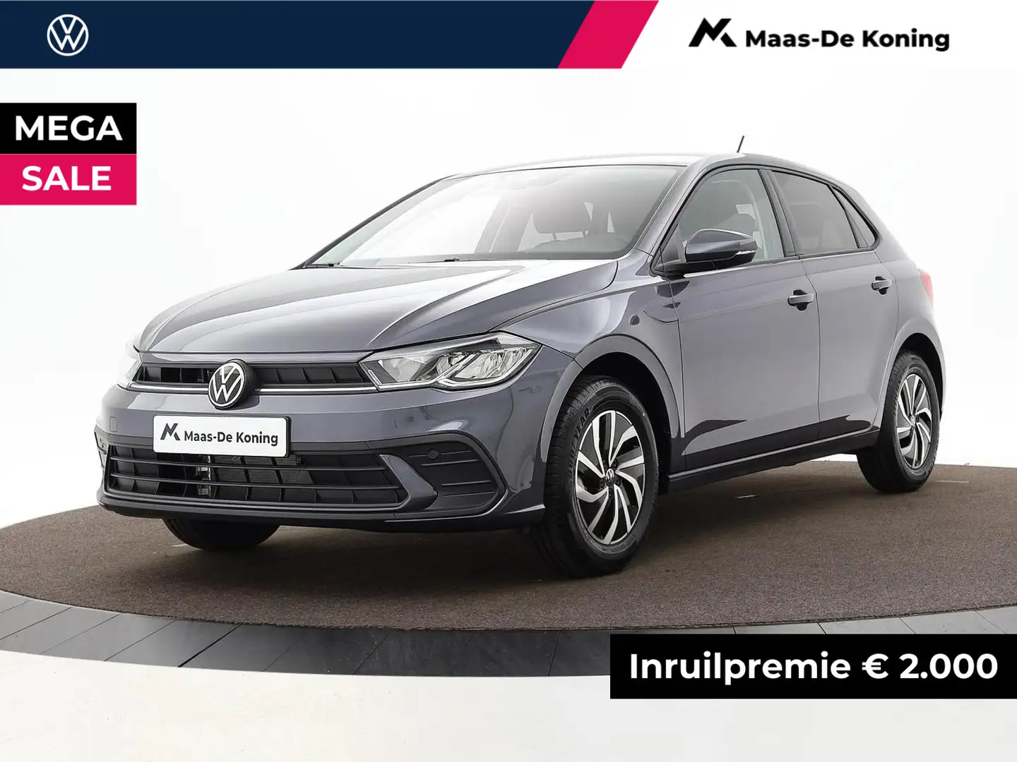 Volkswagen Polo Life Edition 1.0 TSI 95 pk 5 versn. Hand Private l Grijs - 1