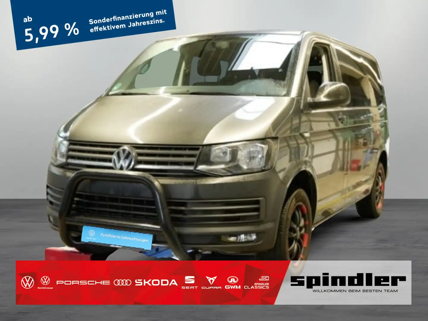Volkswagen T6 Kombi / Standh, Bluetooth, 9Sitze, Klima, AHK Grau - 1