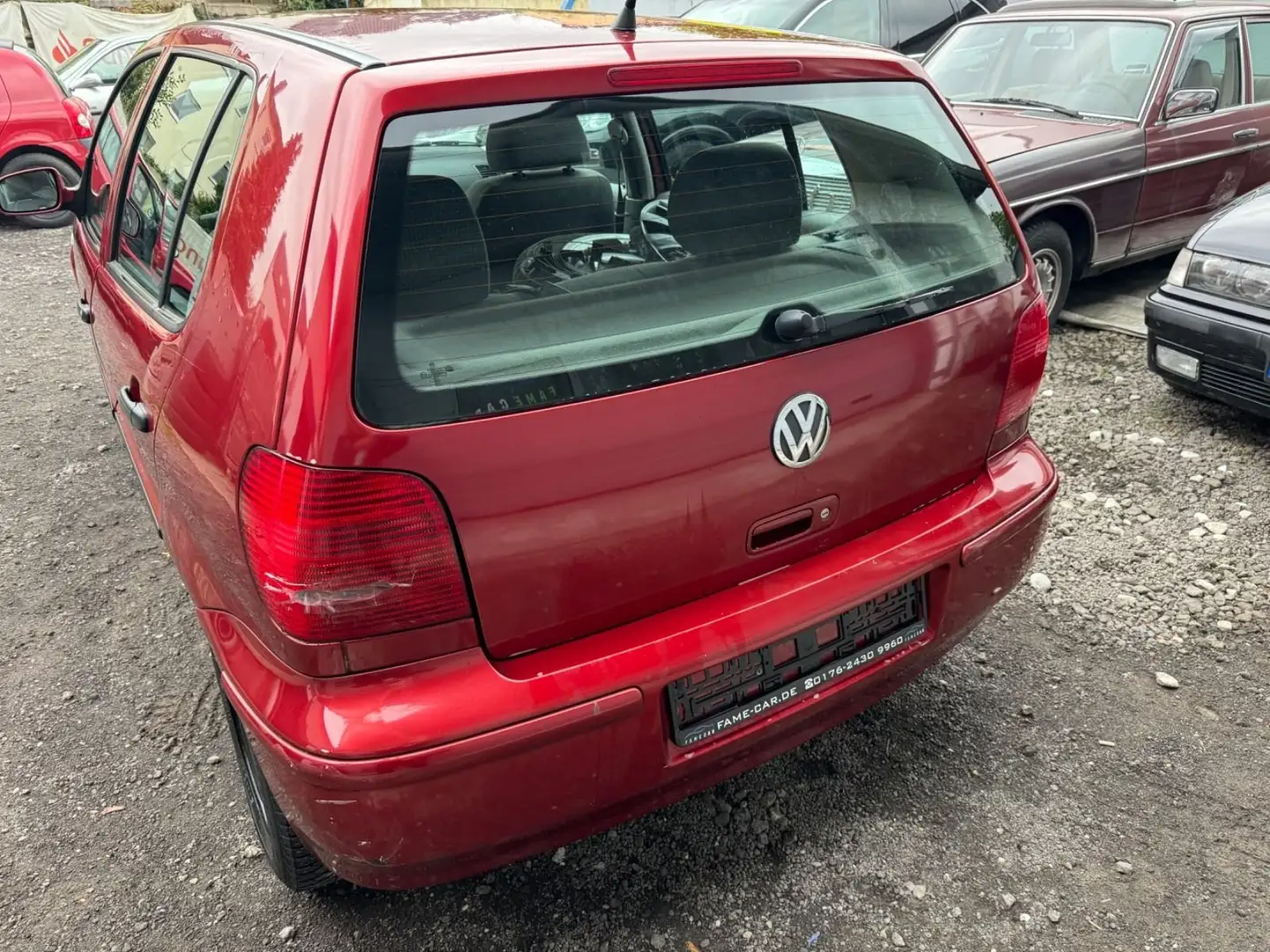 Volkswagen Polo AUTOMATIK - SCHIEBEDACH - Roşu - 2