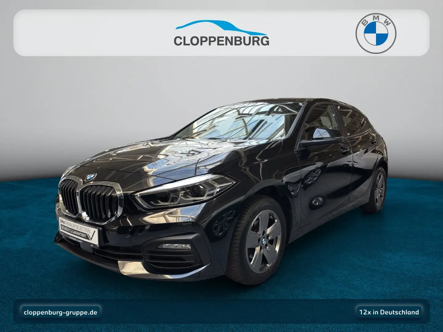 BMW 118 i Navi+ACC+SHZ+HiFi+Fernl.Ass+Klimaaut.+LED Schwarz - 1