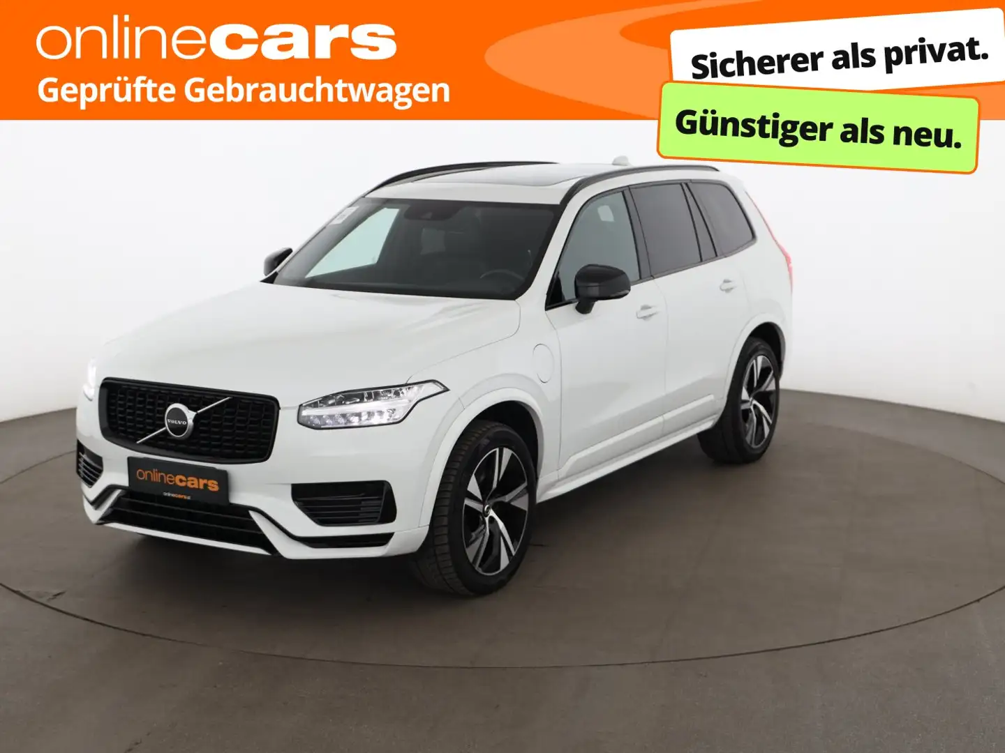 Volvo XC90 R Design Recharge AWD PHEV Aut 7-SITZER LED Weiß - 1
