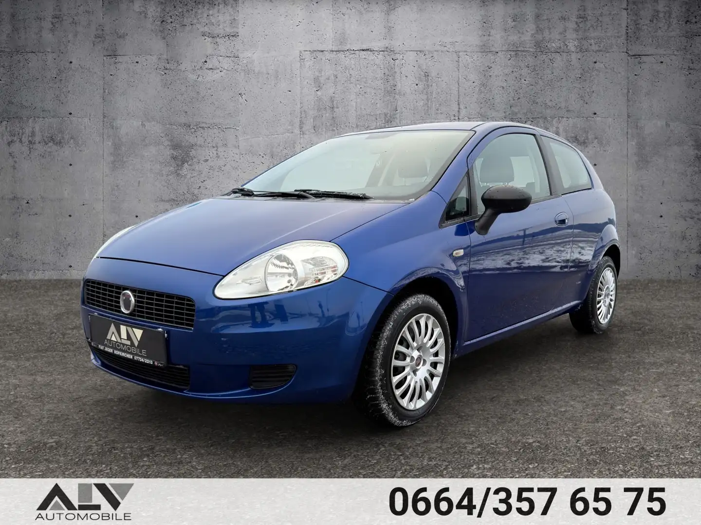 Fiat Grande Punto 1.4 Active 1.Besitz! Blau - 2
