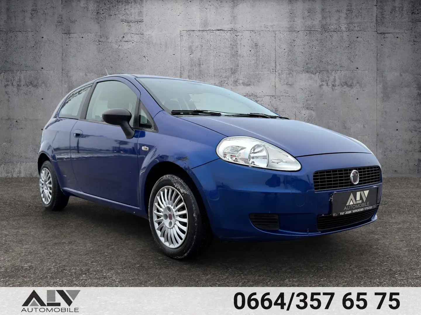 Fiat Grande Punto 1.4 Active 1.Besitz! Blau - 1