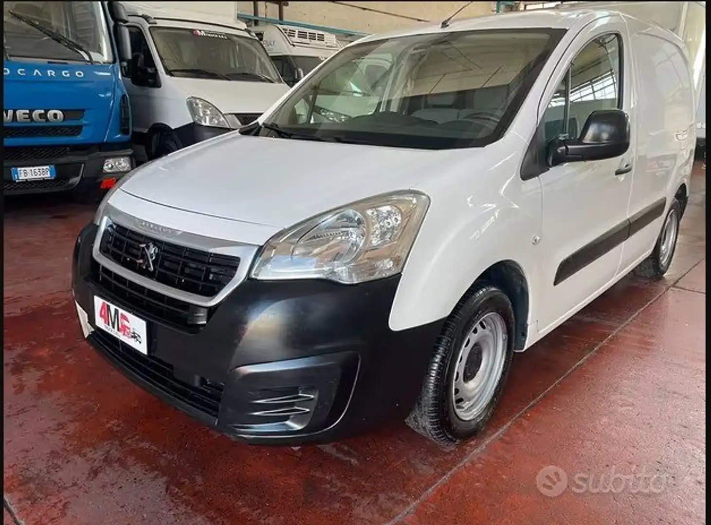 Peugeot partner 3 posti Blanc - 1