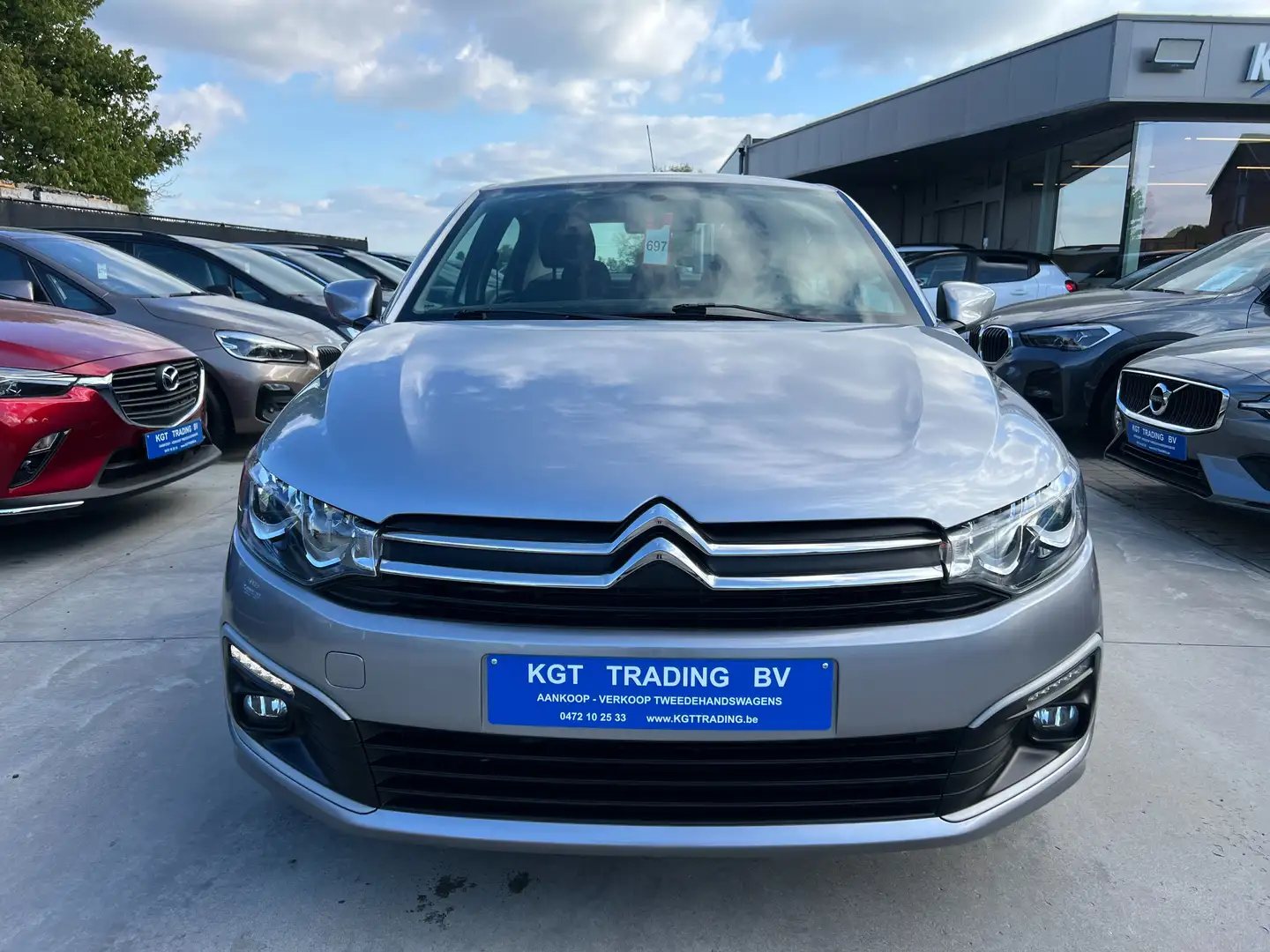 Citroen C-Elysée 1.2i 82PK NAVIGATIE CAMERA BLUETOOTH CARPLAY LED Gris - 2