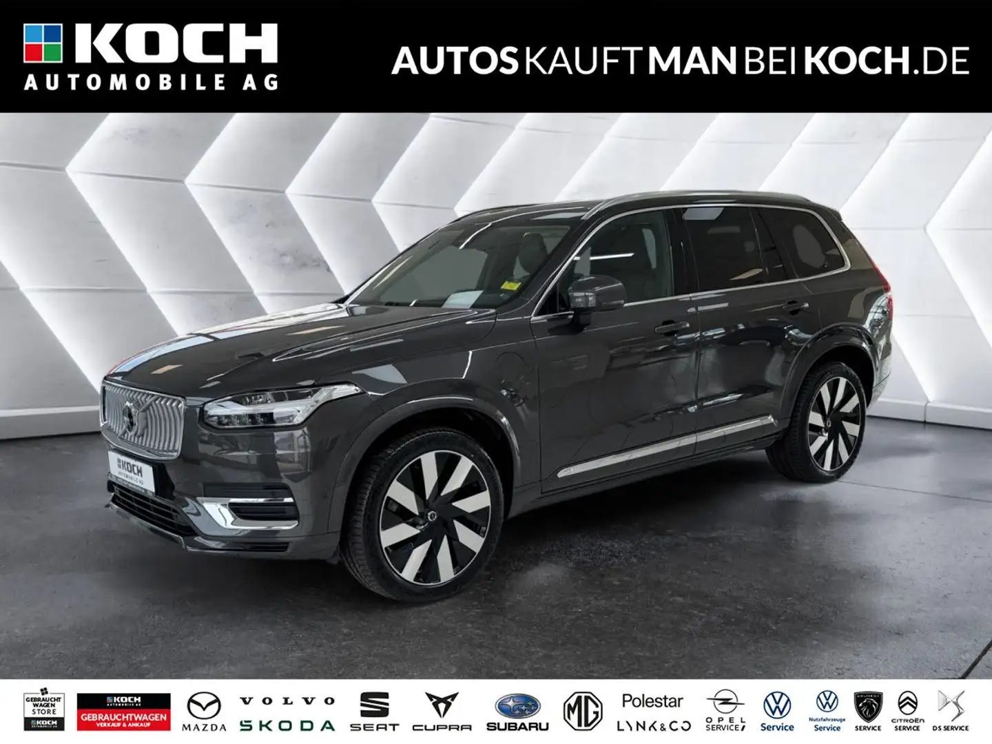 Volvo XC90 T8 AWD Plus Bright BLIS PANO FOUR-C H/K Серый - 1