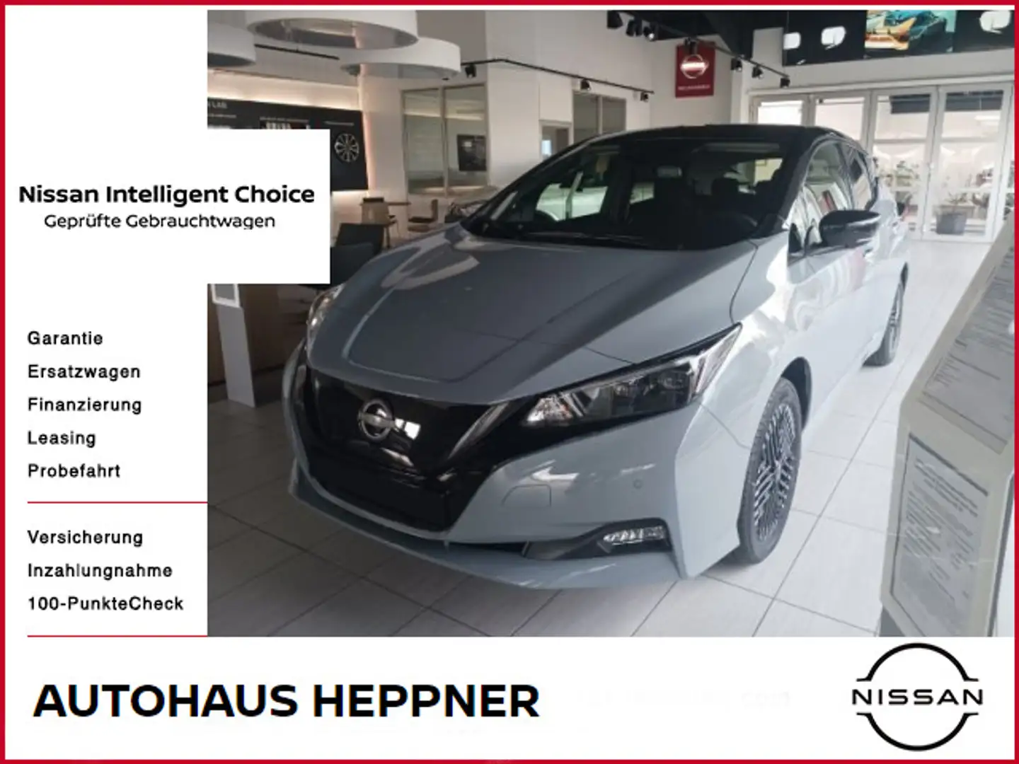 Nissan Leaf N-Connecta e+ 217PS N-Connecta LED Winterp. Gris - 1