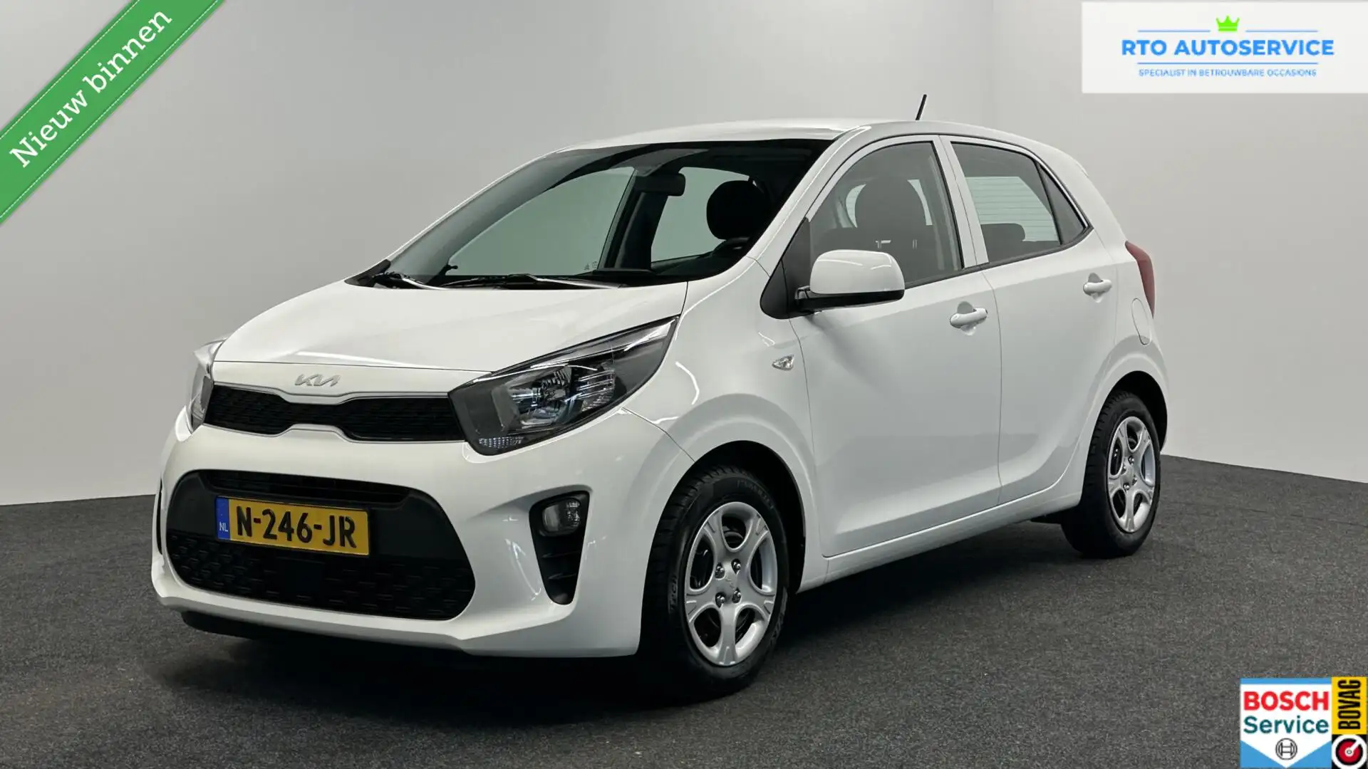 Kia Picanto 1.0 DPi ComfortLine 5p AIRCO CRUISE DAB Weiß - 1