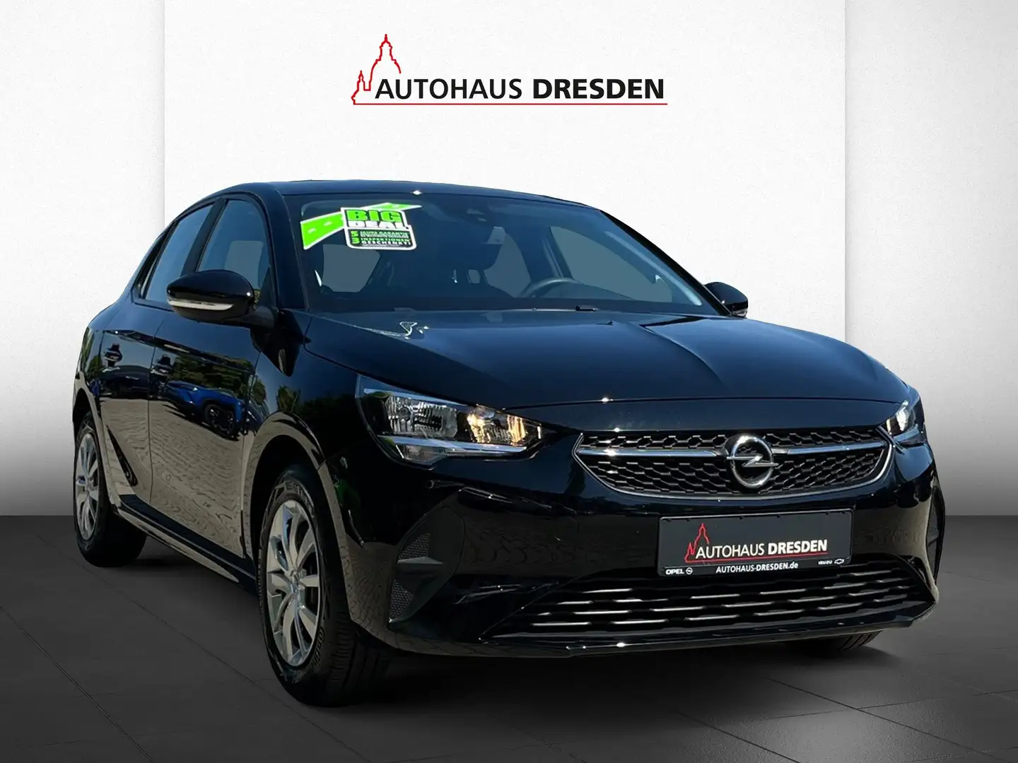 Opel Corsa F 1.2 Edition SpurH Zwart - 2