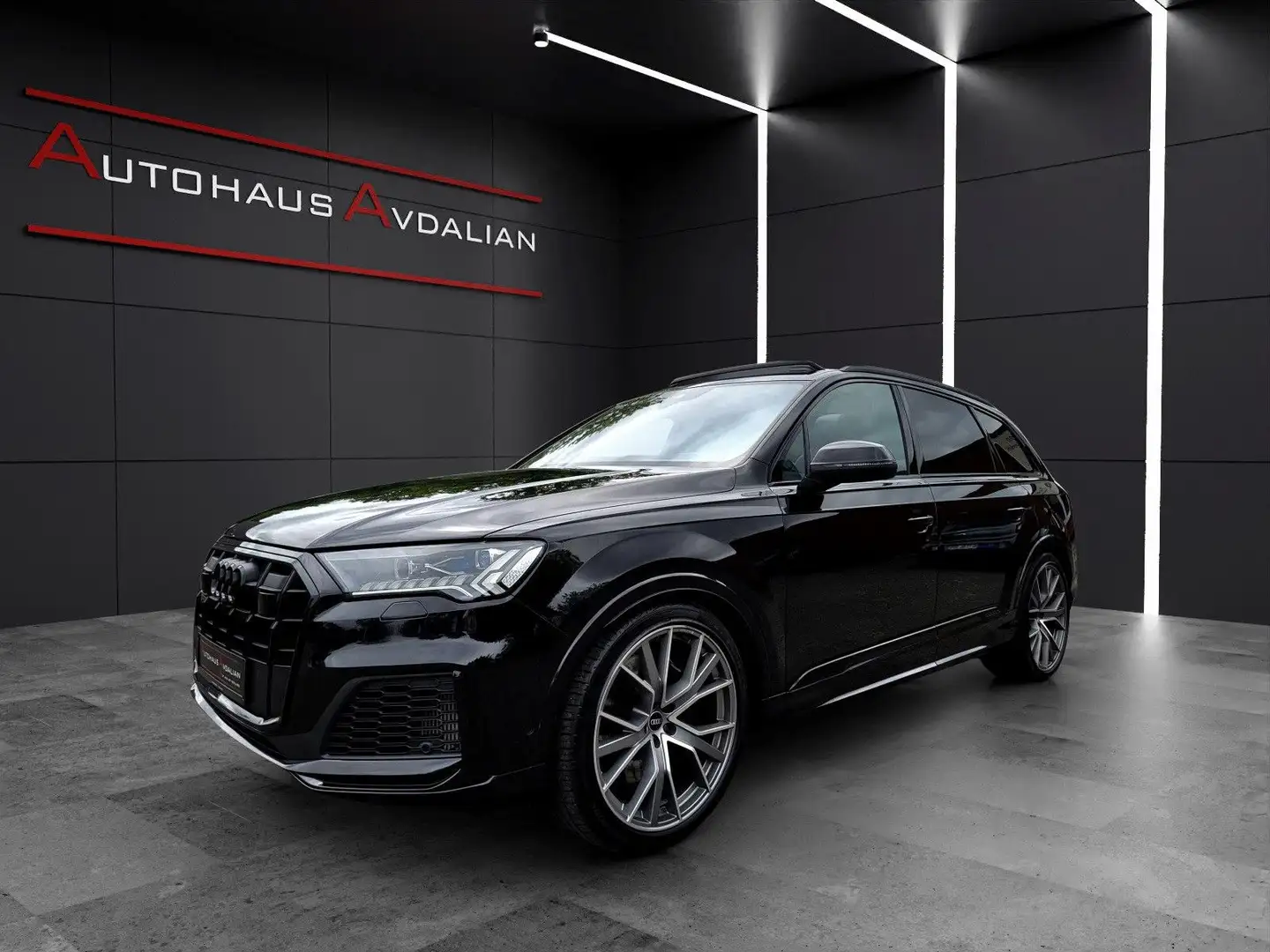Audi SQ7 4.0 TDI qu. LASER|PANO|ALLRADLENK.|STDHZ|HUD Noir - 1
