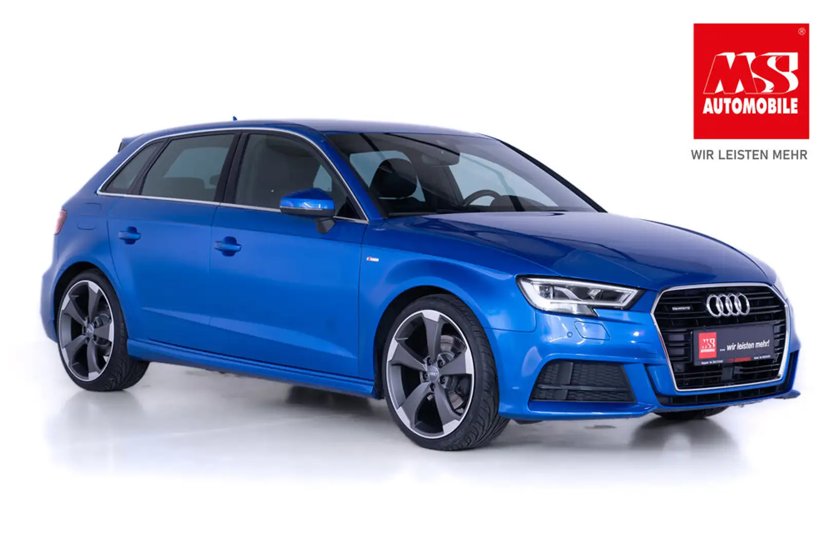Audi A3 S-line QUATTRO, 19'', ACC/LED/RFK Azul - 1