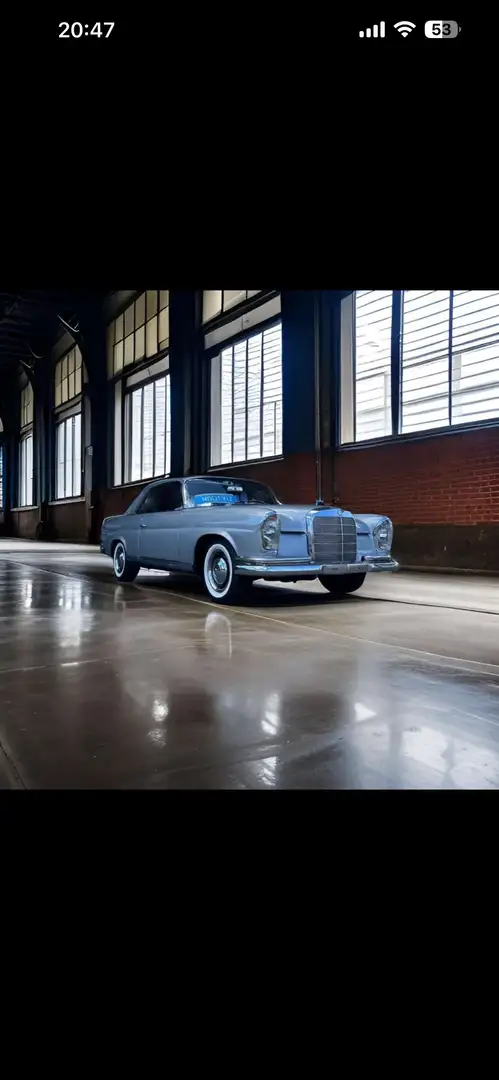 Mercedes-Benz S 250 W111 Coupe 250SE Silber - 1