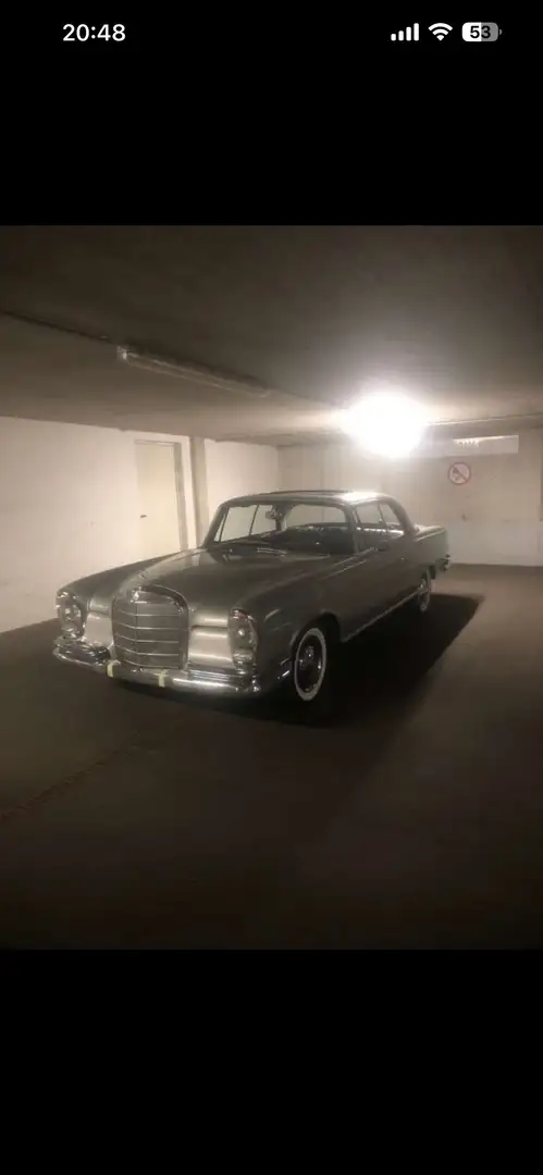 Mercedes-Benz S 250 W111 Coupe 250SE Silber - 2