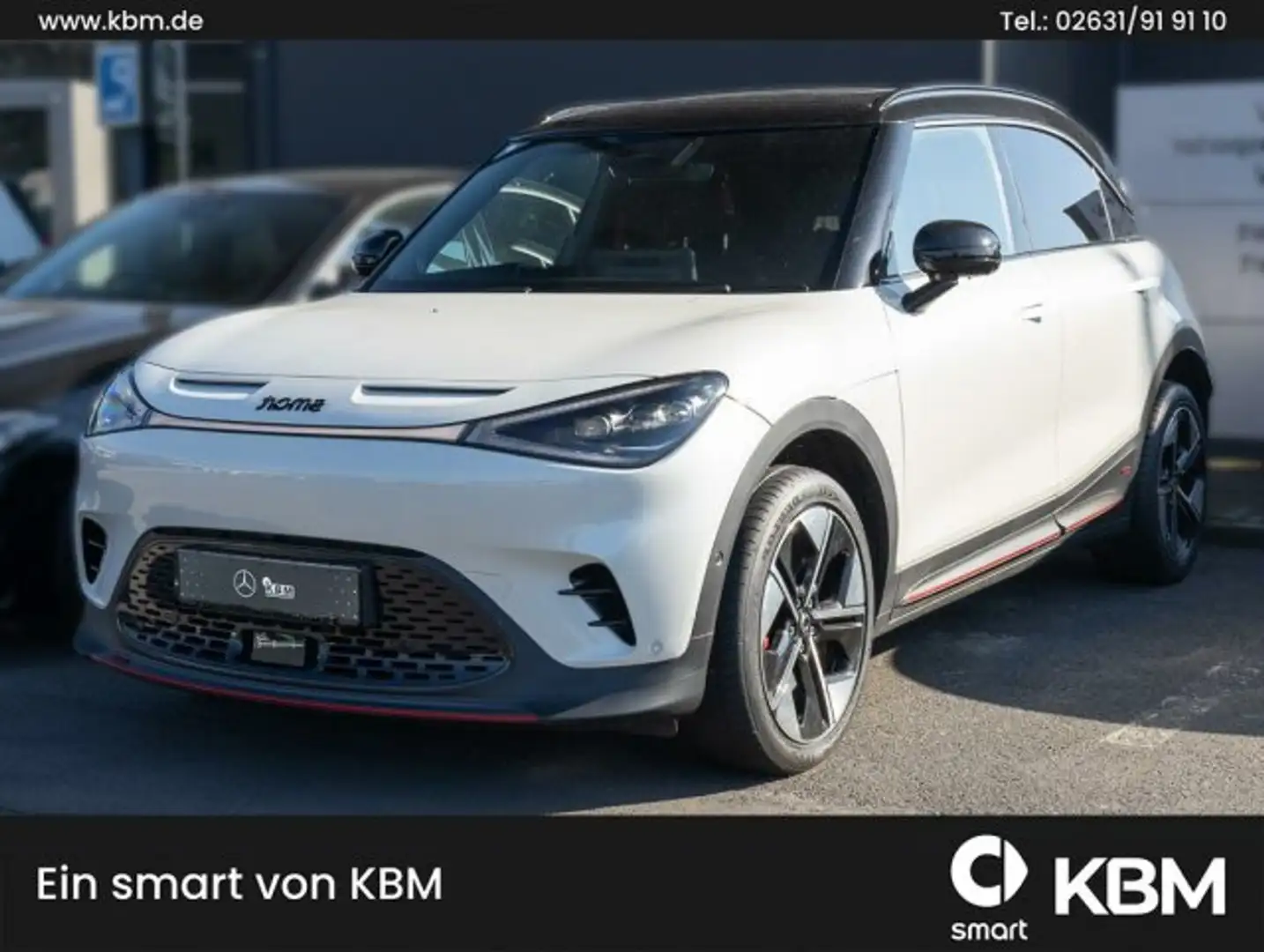 smart #1 #1 BRABUS °SHZ°LEDERLENKRAD°360 GR. KAMERA°PANO° Blanc - 1