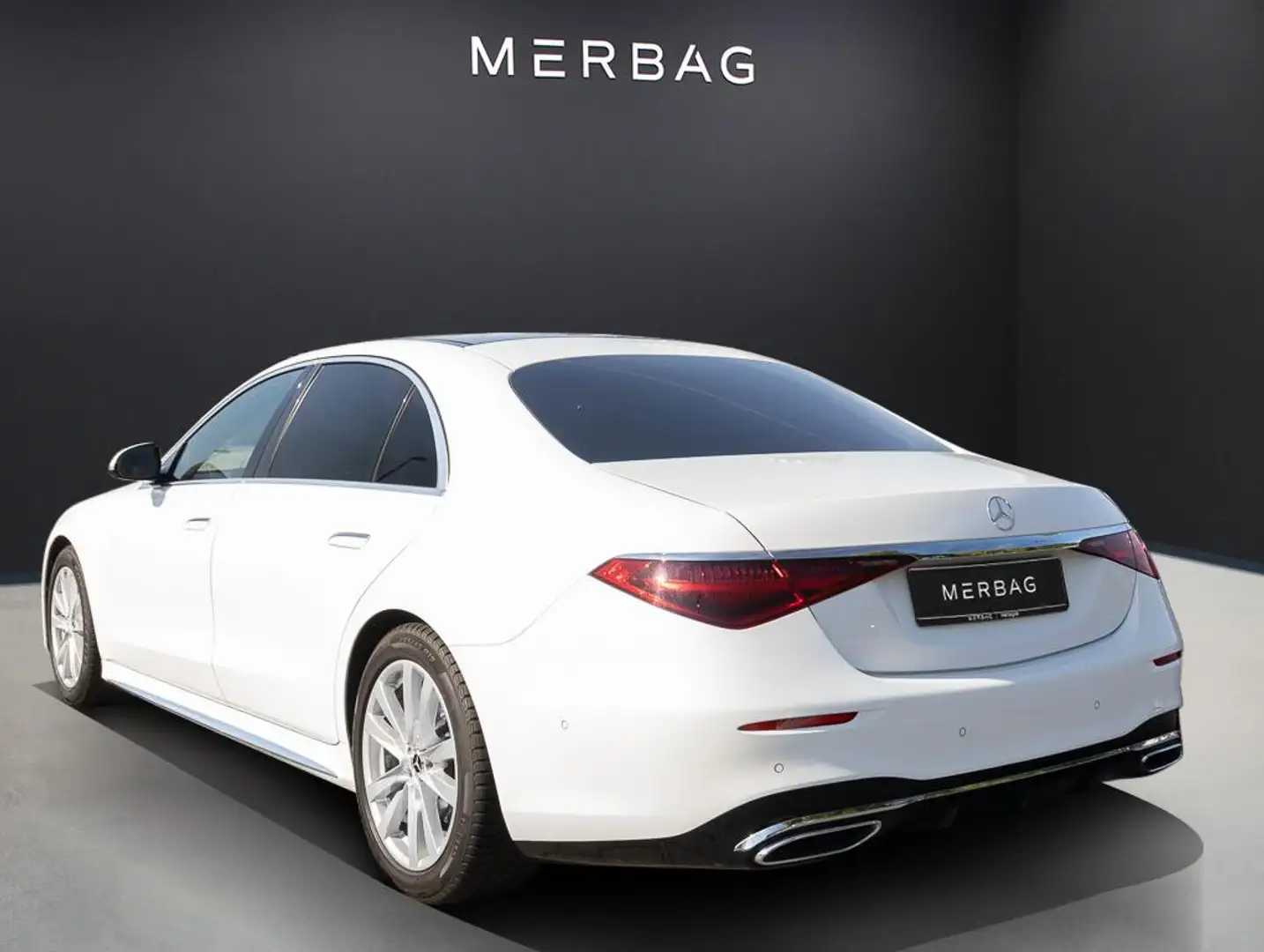 Mercedes-Benz S 350 d Limousine lang ACC LED Luft Navi Pano SD Fehér - 2