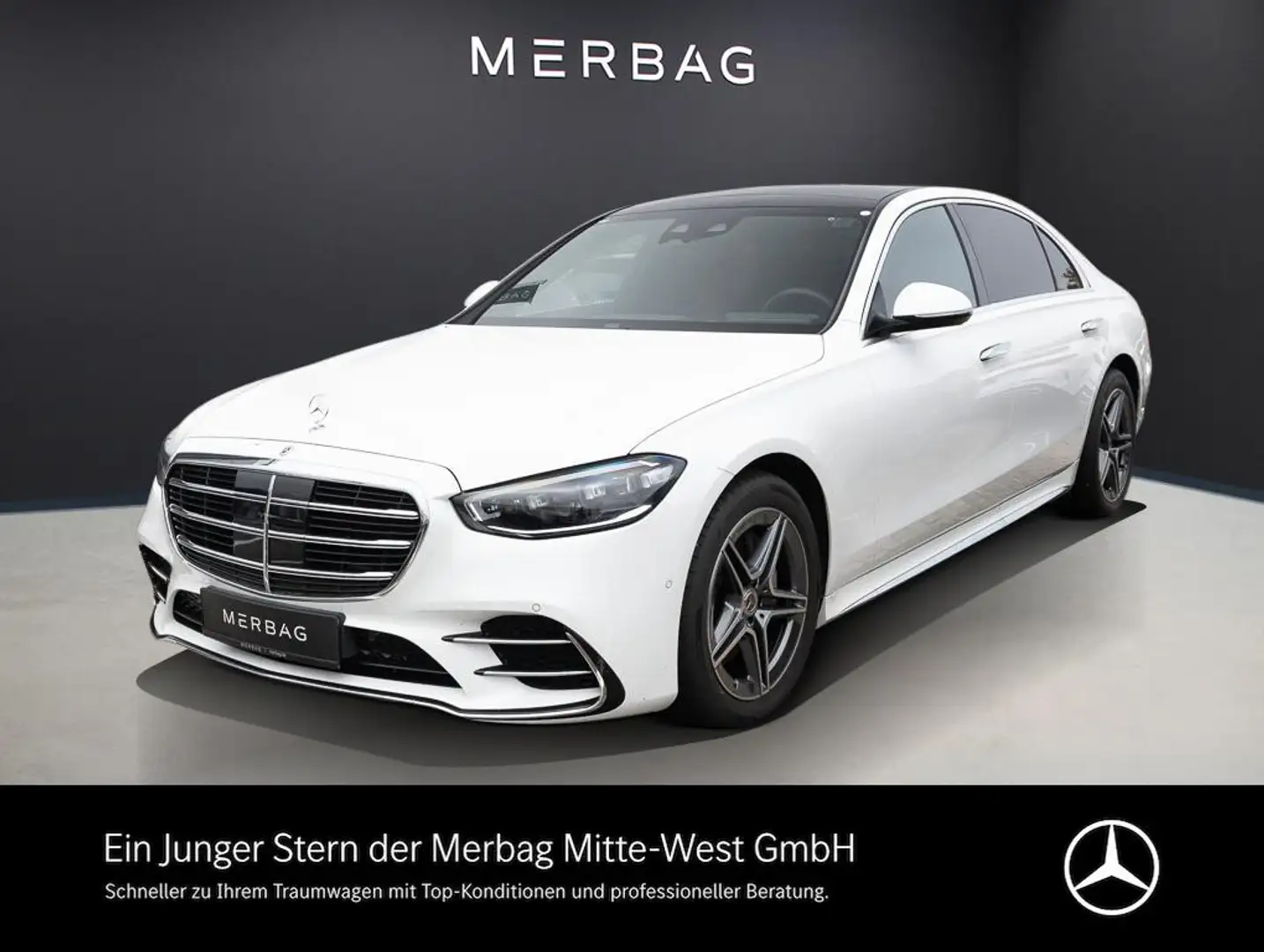 Mercedes-Benz S 350 d Limousine lang ACC LED Luft Navi Pano SD Weiß - 1