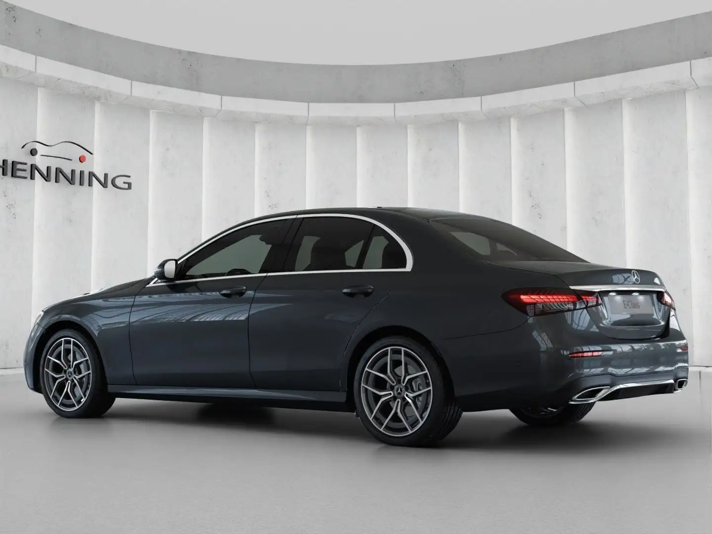 Mercedes-Benz E 220 d AMG 9G LED Totw. Kamera Ambientebel. Grau - 2