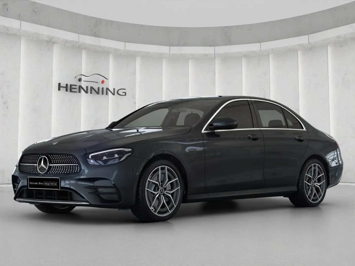 Mercedes-Benz E 220 d AMG 9G LED Totw. Kamera Ambientebel. Grau - 1