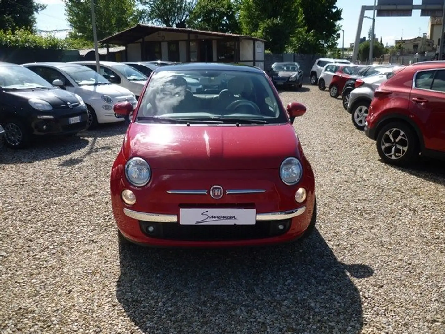 Fiat 500 500 1.2 Lounge 69cv my14 Rosso - 1