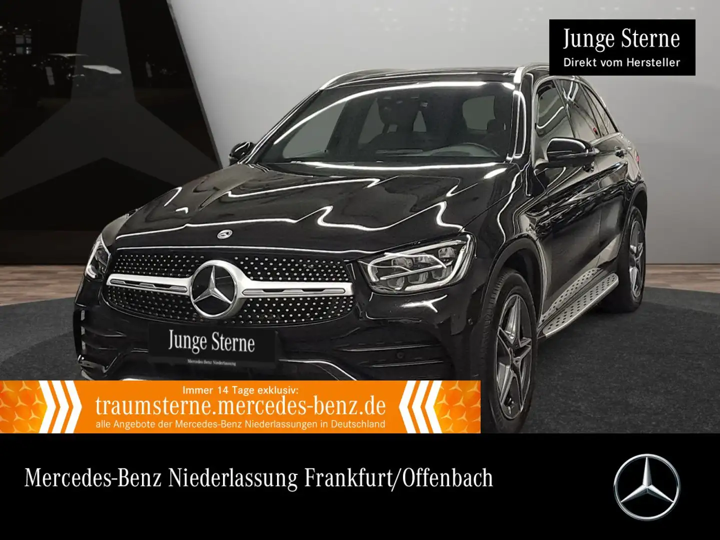 Mercedes-Benz GLC 300 de 4M AMG+PANO+360+AHK+LED+HUD+SITZKLIMA Noir - 1