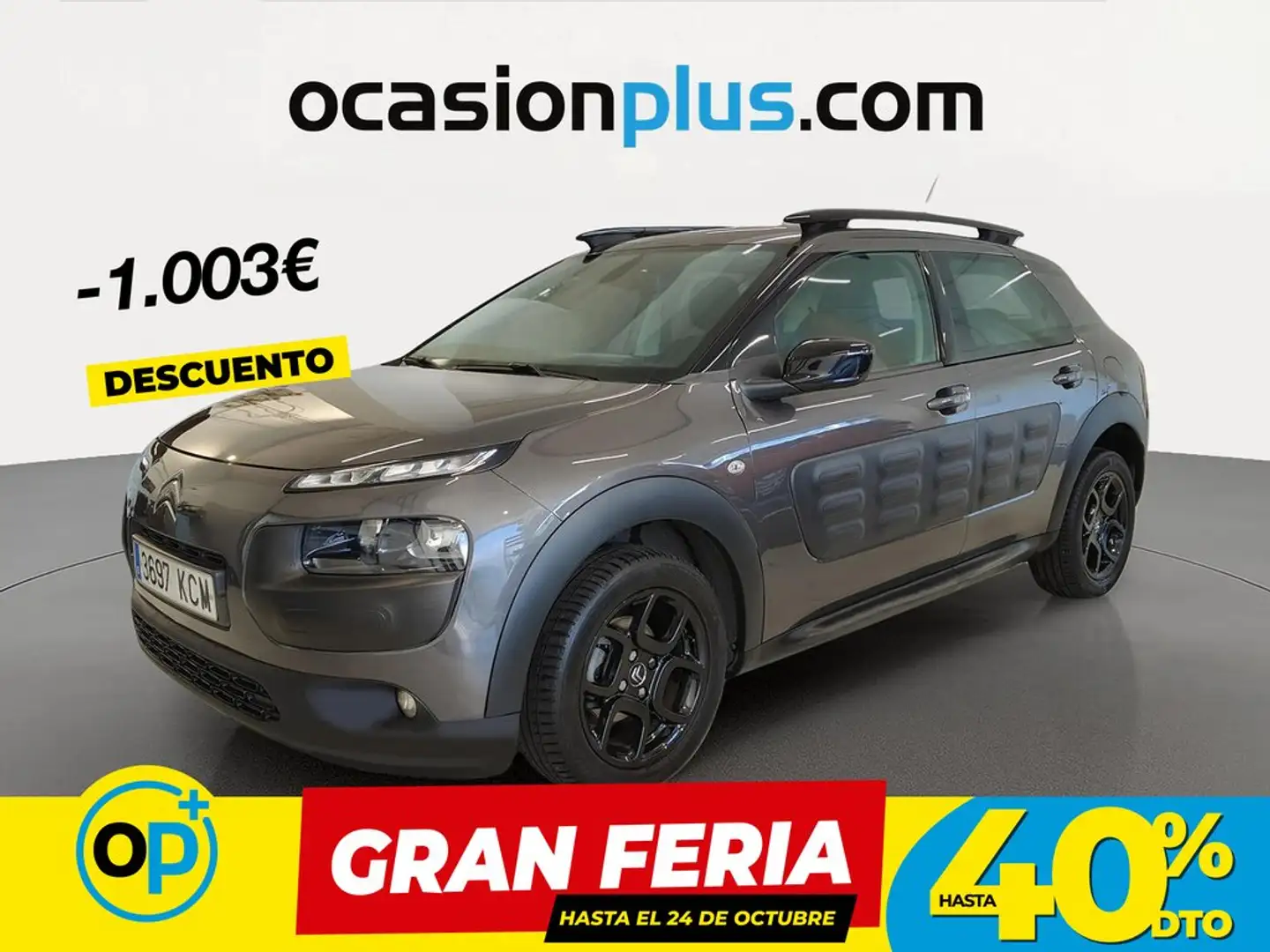 Citroen C4 Cactus 1.2 PureTech Feel 82 Gris - 1