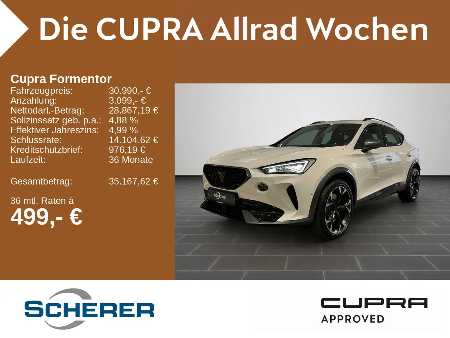 CUPRA Formentor VZ 2.0 TSI DSG Rückfahrkamera Keyless Weiß - 1