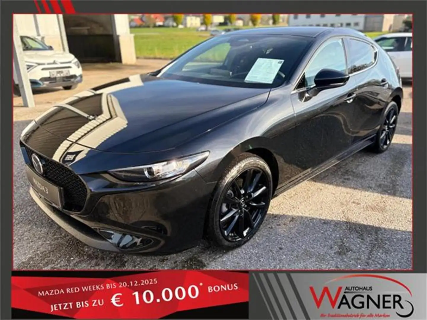 Mazda 3 e-Skyactiv-G140 Homura *ab €25.420* Schwarz - 1