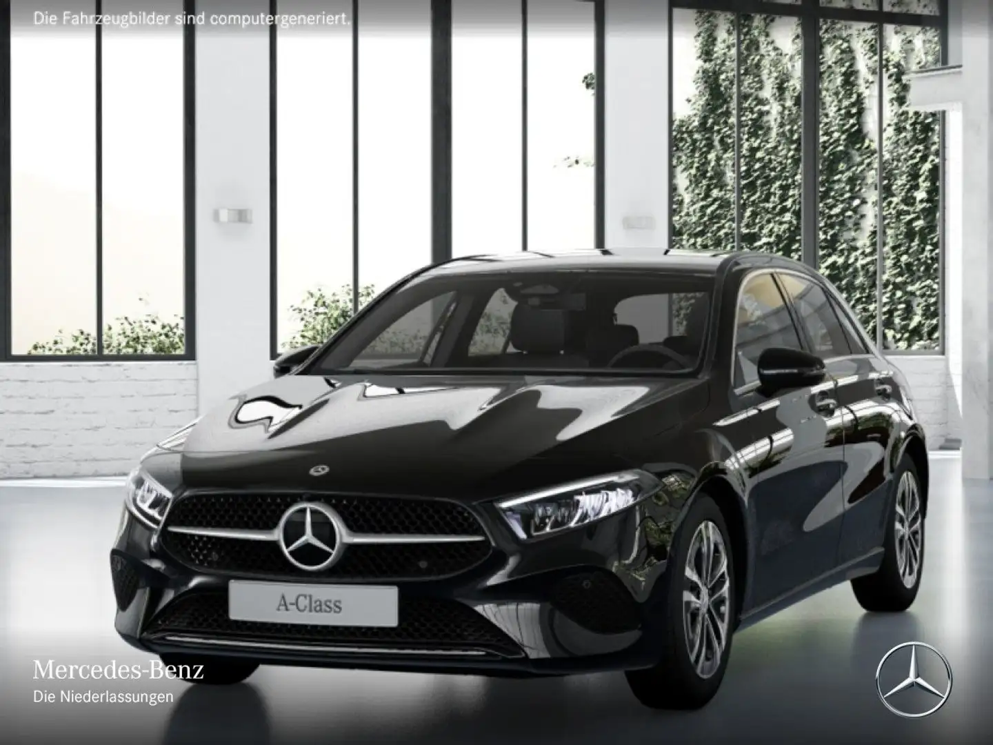 Mercedes-Benz A 180 PROGRESSIVE+AHK+LED+KAMERA+TOTW+KEYLESS+7G Nero - 2
