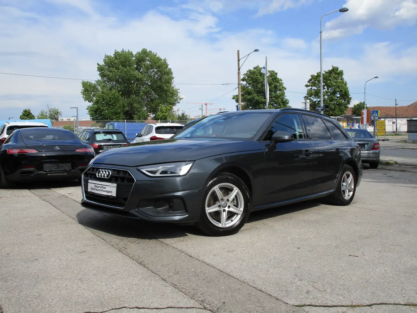 Audi A4 Avant 30 TDi S-tronic " LED, Leder, Navi High " Gris - 1