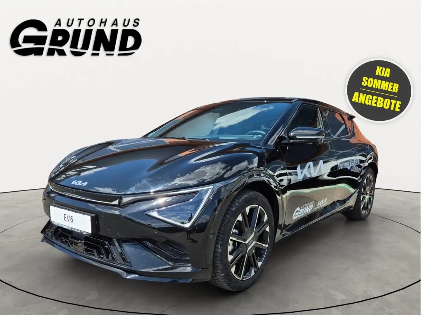 Kia EV6 PE GT-Line 84 AWD | WP | 20" | ASS+ | SOUND | TECH Schwarz - 1