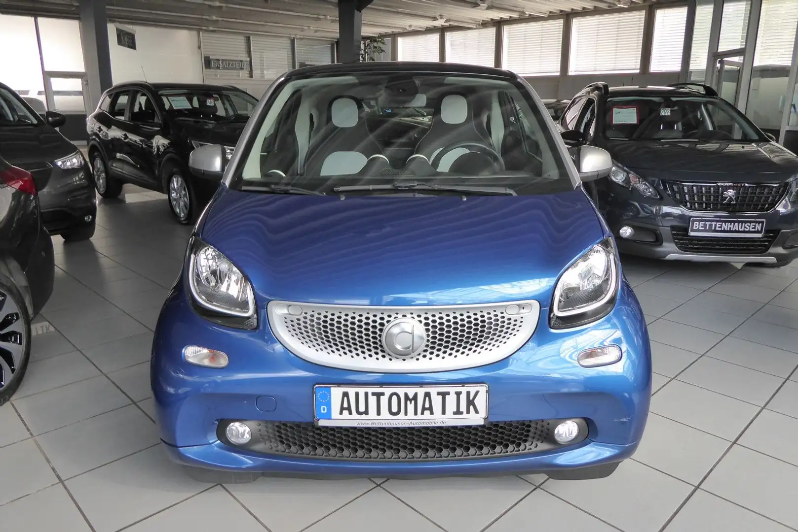 smart forTwo Automatik erst 62.700 KM!! Pano-Dach Blauw - 2