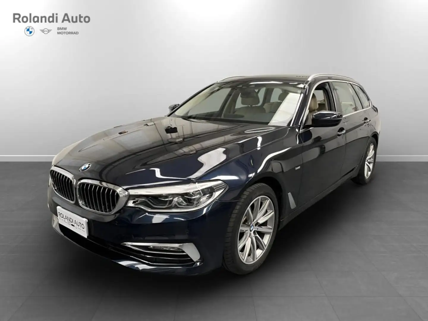 BMW 520 d Touring Luxury auto Blau - 1