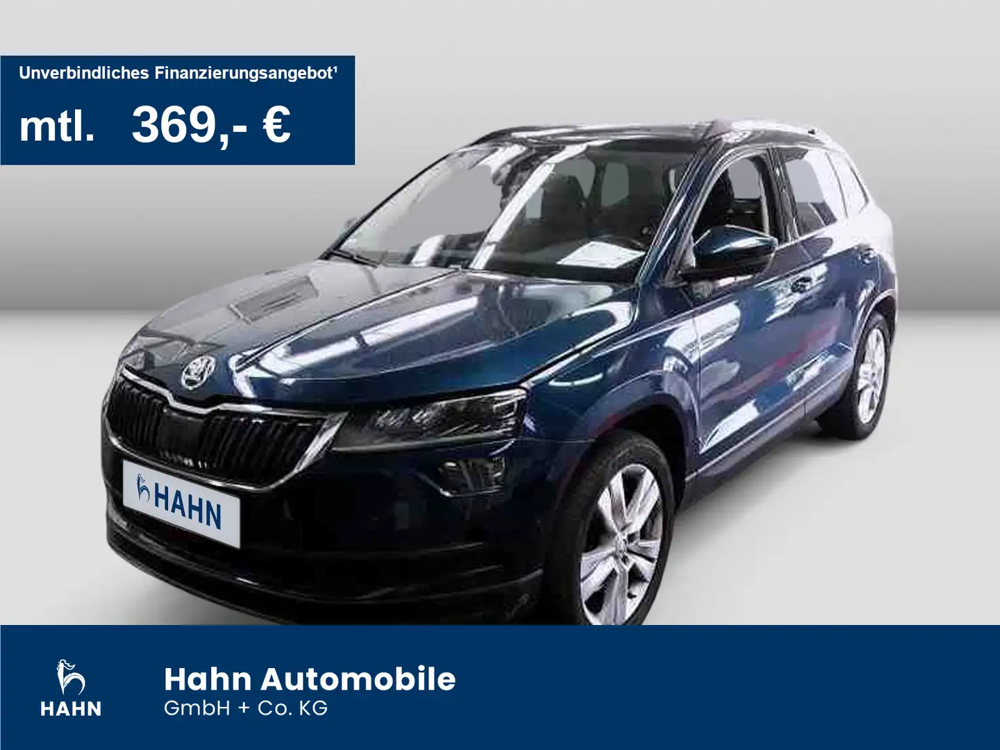 Skoda Karoq 2.0TDI DSG 4x4 Style LED Navi AHK ACC DCC Blau - 1