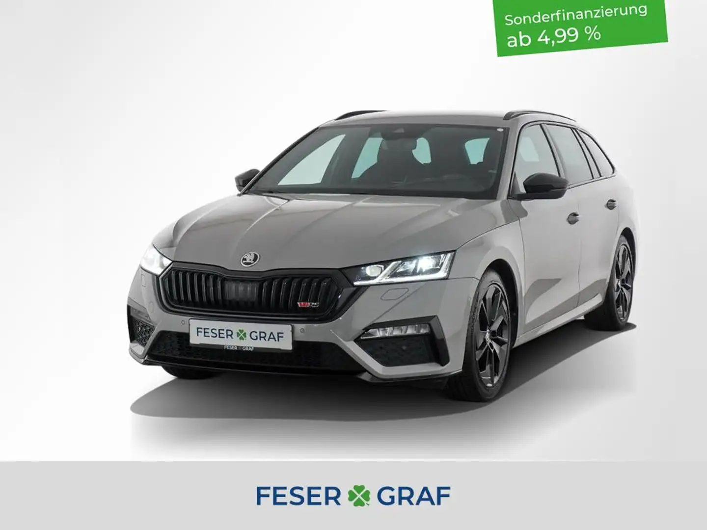 Skoda Octavia Combi RS 2.0 TDI AHK / LED / DAB / PDC / Navigatio Gris - 1