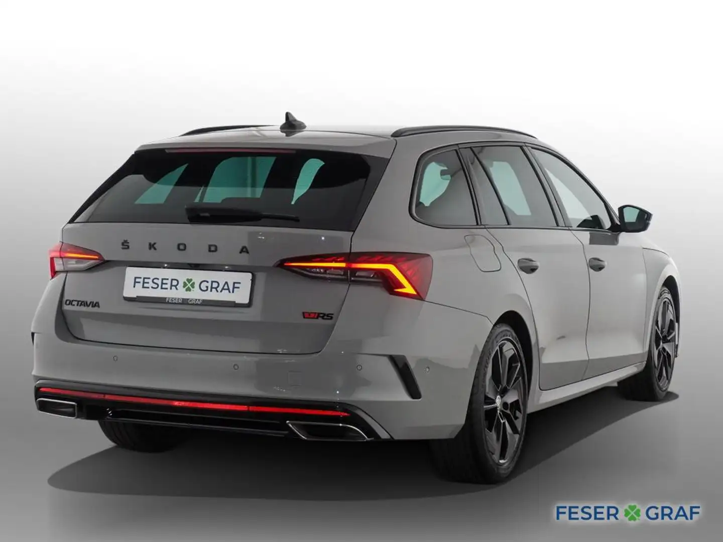 Skoda Octavia Combi RS 2.0 TDI AHK / LED / DAB / PDC / Navigatio Gris - 2